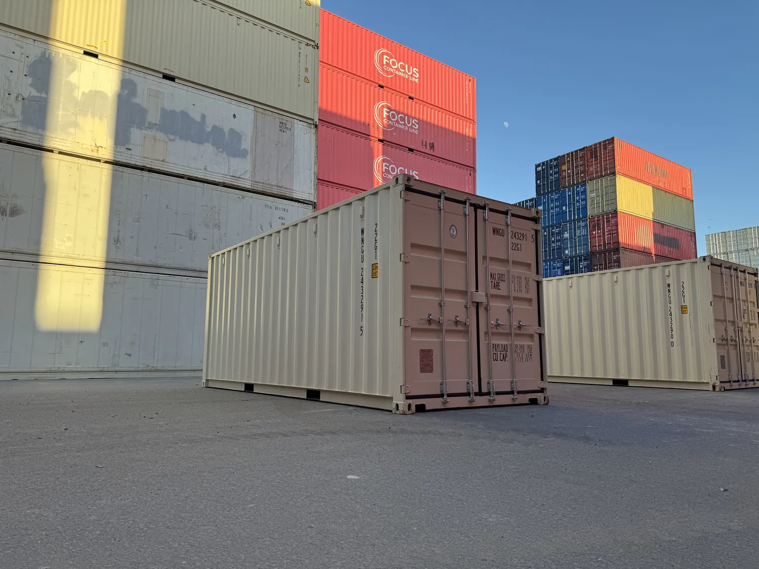Shipping container delivery across the Gympie region